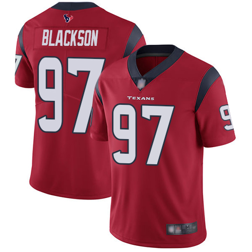 Houston Texans Limited Red Men Angelo Blackson Alternate Jersey NFL Football #97 Vapor Untouchable->women nfl jersey->Women Jersey